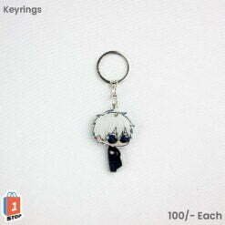 gojo key chain ( glasses )
