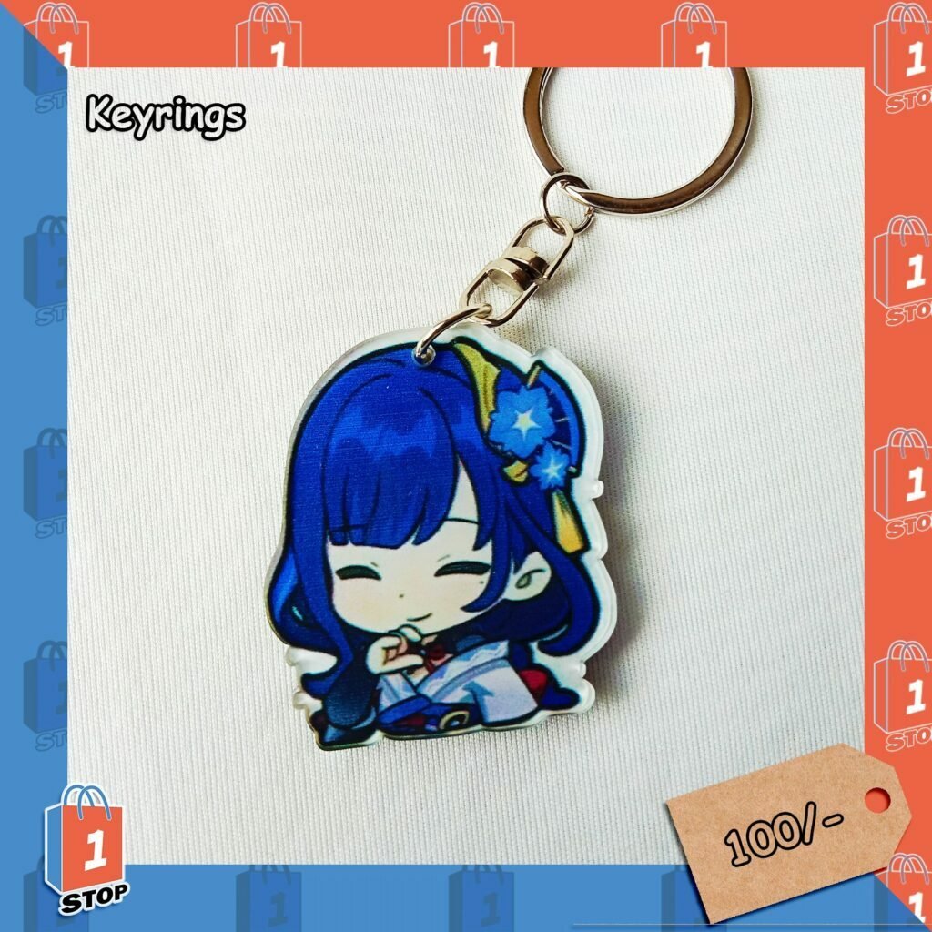 Raiden genshin impact key chain – One Stop Merchandise
