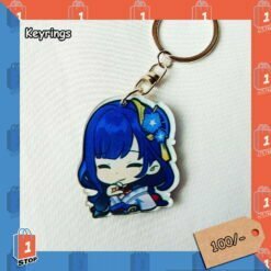 Raiden genshin impact key chain