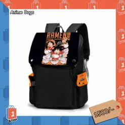 RAMEN CONTEST LUFFY GOKU NARUTO SCHOOL BAG
