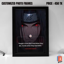 Customized Photo POSTER Frame Itachi 3