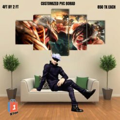 CUSTOMIZED PVC BOARD ATTACK ON TITAN 001