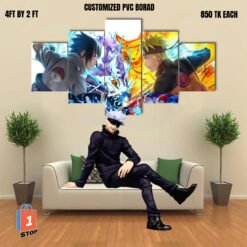 CUSTOMIZED PVC BOARD NARUTO AND SASUKE 001