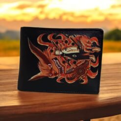 NARUTO KURAMA BLACK WALLET 0374