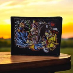 SHONEN HEROES BLACK WALLET NARUTO DBZ BLEACH ONE PIECE