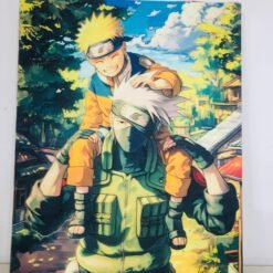 Naruto and kakashi PVC board poster 6 by 8 inch