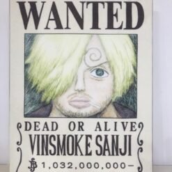 Sanji wanted PVC board poster 6 by 8 inch
