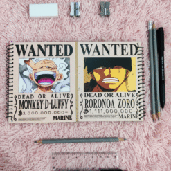 luffy and zoro wanted  Pocket notebook