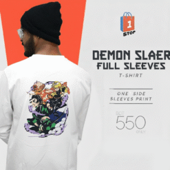 Demon Slyaer  FULL SLEEVES T-SHIRT White