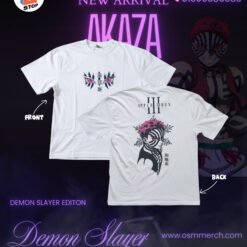 Akaza drop shoulder T shirt premium puff printed