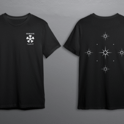 Hemlock Drop Shoulder T-Shirt Black Pre Order  code L-T-1