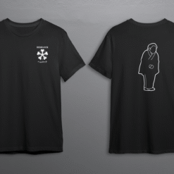 Hemlock Drop Shoulder T-Shirt Black Pre Order  code OL-T-6