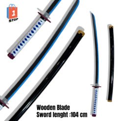 Tomioka giyu sword / katana wooden blade 104 cm