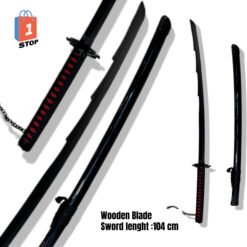 Bleach Ichigo Zangetsu  sword / katana wooden blade 104 cm