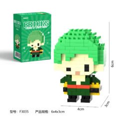 zoro Bricks Figure
