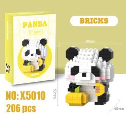 Panda Bricks Figure ( Yellow )