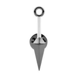 Kunai broach/ coat pin