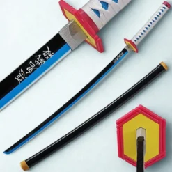 Tomioka giyu sword / katana wooden blade 104 cm