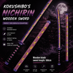 Kokushibo wooden Sword 100 cm wooden Katana