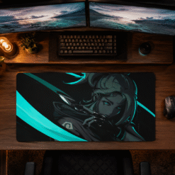 Valorant Mousepad Jett size 300mm to 700 mm ( 27 inches by 12 inches  )
