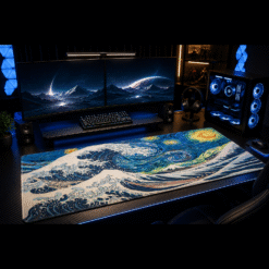 Great wave Mousepad 27 by 12 inches