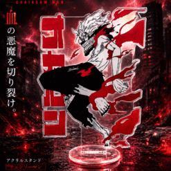 Okarun standee from dandadan