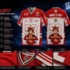 Luffy Oversized Premium  china jacquard Jersey
