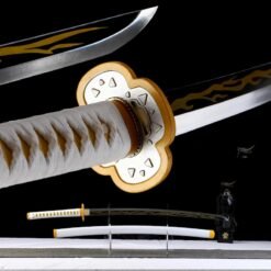 Demon Slayer zenitsu premium high metal sword/ katana with metal guard 104 cm