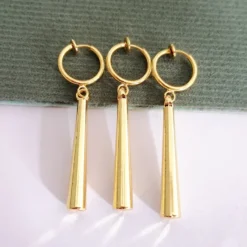 Zoro clip-on earrings ( non pearcning )